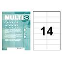 [10525] ETIQUETES MULTI 3 10525 105X40 MM. 500 F