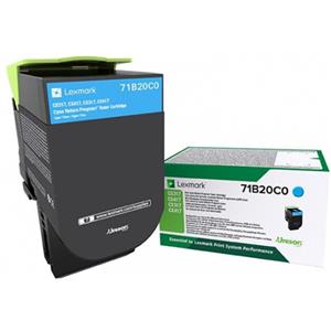 [71B20C0] TONER LEXMARK71B20C0T.CS/CX 317/417(23K)C RETORNABLE CYAN CS/CX 517