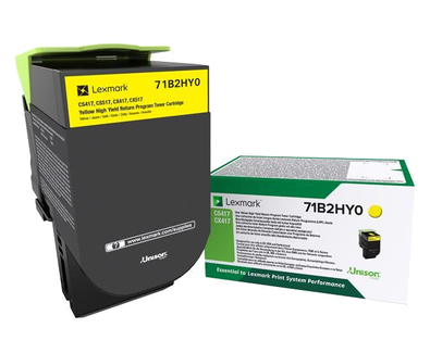 [71B2HY0] TONER LEXMARK71B2HY0LEX.T.CS/CX 417/517 (35K) YEL ALTO RENDIM.RETORNAB. AMARILLO