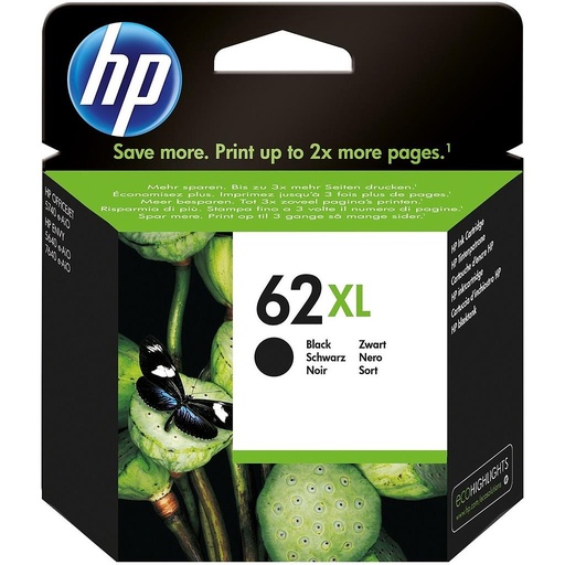 [C2P05AE] CARTUCHO HP C2P05AE  Nº 62XL NEGRO