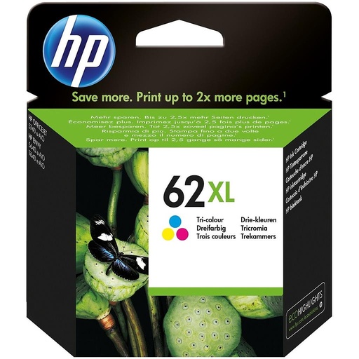 [C2P07AE] CARTUCHO HP C2P07AE  Nº 62XL TRI-COLOR