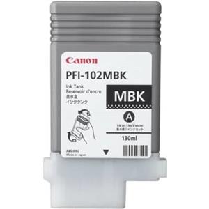 [CAN22266] TONER CANON0894B001 PFI102 NEGRO MATE IPF500/600/700 130ML 0894B001AA01