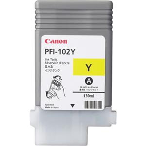 [CAN22270] TONER CANON0898B001 PFI102 YELLOW IPF500/600/700 130ML 0898B001AA01