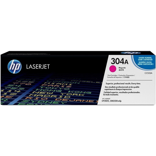 [CC533A] TONER HP CC533A  CP2025 MAGENTA(28K) Nº304A (#CC533A)
