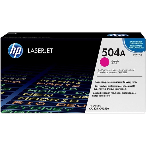 [CE253A] TONER HPCE253ALJ CM3530/CP3525 MAGENTA Nº504A (7K)