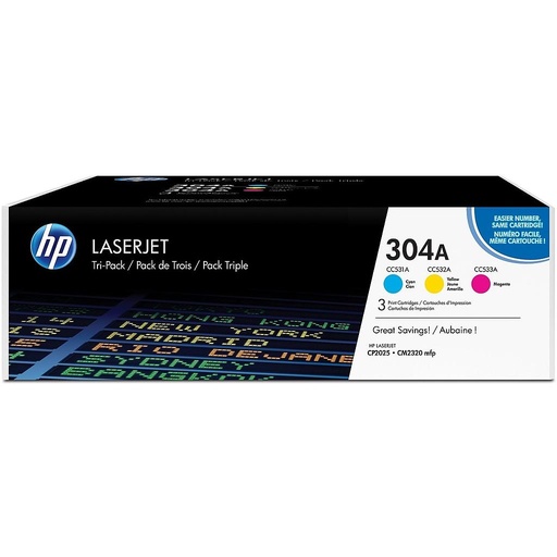 [CF372AM] TONER HPCF372AM  CP2025 304A C/M/Y 
