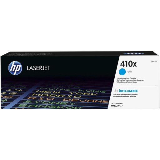 [CF411X] TONER HPCF411X  CYAN (5K) NR. 410X LASERJET PRO M452/M477 HC