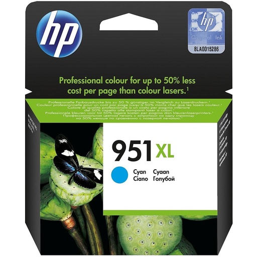 [CN046AE] CARTUCHO HP CN046AE Nº 951XL CYAN (1500P)