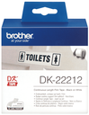 CINTA BROTHER DK22212  PELICULA PLASTIC BLANCA (62MMX1524M)
