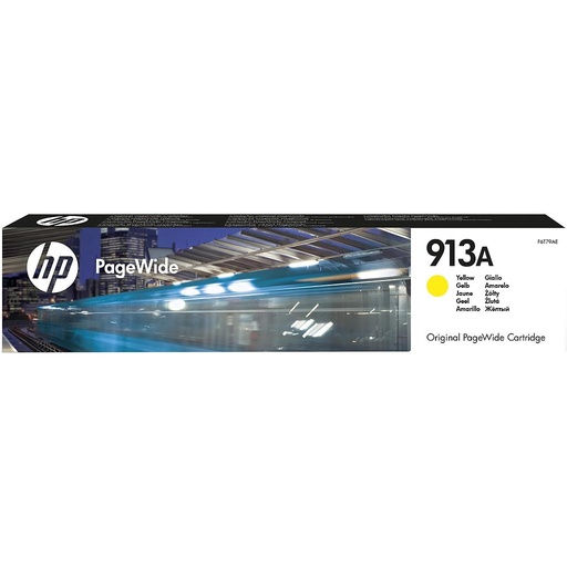 [F6T79AE] CARTUCHO HP F6T79AE 913A PAGEWIDE YELLOW (F6T79AE) (375ML)