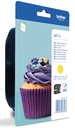 CARTUCHO BROTHER LC123YBP MFC-J4410DW YELLW (600P) ALTA DURACION AMARILLO