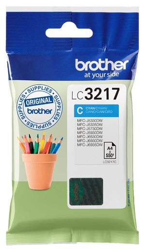 [LC3217C] CARTUCHO BROTHER LC3217C  MFC-J6530DW CIAN MFC-J6930DW (550P)
