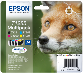 [T128540] PACK EPSON C13T128540 STY. ULTRA INK 4 COL-MULTI (C/M/Y/K)