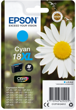 [T181240] CARTUCHO EPSON C13T181240 CIAN EXPRESSION ALTA CAPACIDAD XP102/205/305/405