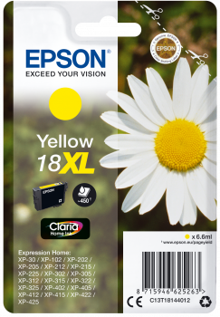 [T181440] CARTUCHO EPSON C13T181440 AMARILLO EXPRESSION ALTA XP102/205/305/405