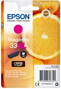 [T336340] CARTUCHO EPSON C13T33634012C.CLARIA PREM.33XL MAGET XP830/635/630/530