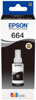 [T664140] CARTUCHO EPSON C13T664140 L555/355 NEGRO ECOTANK T6641 (4K) (70ML)