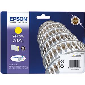 [T790440] CARTUCHO EPSON C13T79044010C.WF-46XX/5XXX AMARIL.XL (2000P)