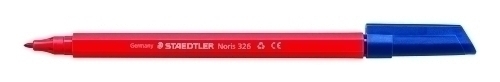 [326-2] ROTULADOR STAEDTLER 326-2 NORIS CLUB 326 ANTISECADO ROJO