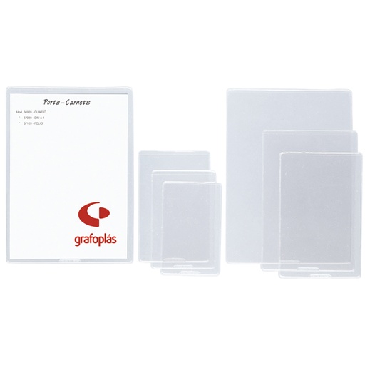 [05630000] FUNDAS GRAFO 05630000   PORTACARNET 0,15 65X105mm.C/UÑERO