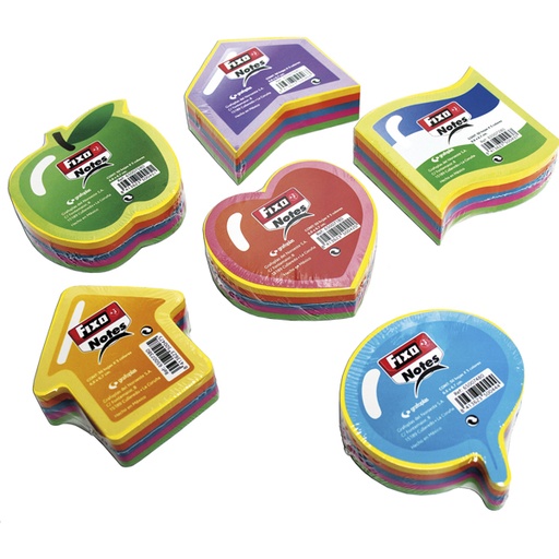 [65007380] NOTAS ADHESIVAS GRAFO 65007380  FIXO FLECHA 5COLX50H NEO