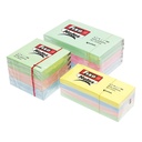 BLOC NOTAS FIXO 65005490 100 NOTAS ADHES 76X76MM PACK 6 UNID. PASTEL