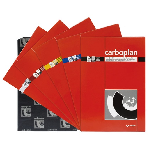 [72000110] PAPEL CARBON GRAFO 72000110 NEGRO MAQ.ESCRIB
