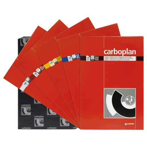 [72090010] PAPEL CARBON GRAFO 72090010 NG P/ MAQUINA ESCRIBIR