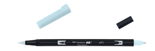 [ABT-491] ROTULADOR TOMBOW PINCEL TOMBOW ABT-491 DUAL BRUSH-491COLOR GLACIER BLUE.