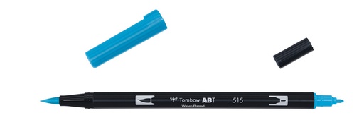 [ABT-515] ROTULADOR TOMBOW PINCEL TOMBOW ABT-515 DUAL BRUSH-515COLOR LIGHT BLUE.