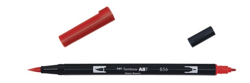 [ABT-856] ROTULADOR TOMBOW PINCEL TOMBOW ABT-856 DUAL BRUSH-856COLOR CHINESE RED.