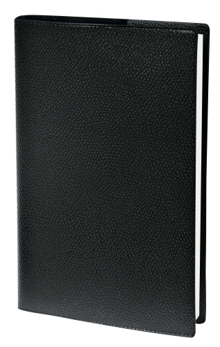 [024124Q] AGENDA QUO VADIS 024124Q-25 CONSUL SP IMPALA SOBRECUBIERTA COSIDA tapa SIMIL PIEL A4 S/V 2 PAG. NEGRO