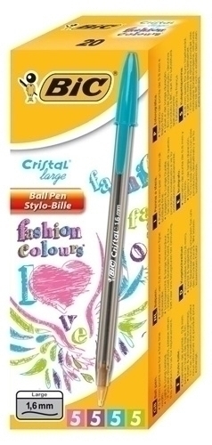 [895793] BOLIGRAFO BIC 895793 CRISTAL 1.6FASH BCL B20 AST