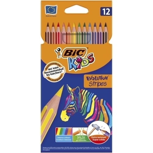 [950522] LAPICES BIC 950522 CEV.STRIPES CBW 12 
