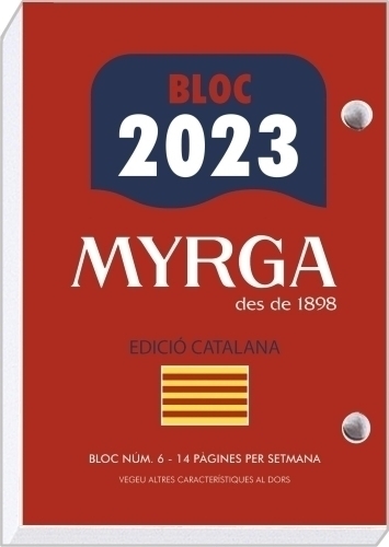 [1106-CAT (25)] TACO MYRGA 1106-CAT (25) MYRGA 8,3x12 Nº 6 CATALAN