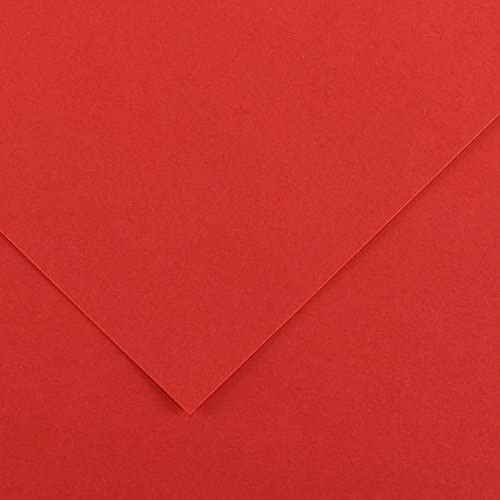 [200040162] HOJA CANSON 200040162 21X29,7 GUARRO CART IRIS 185G ROJO
