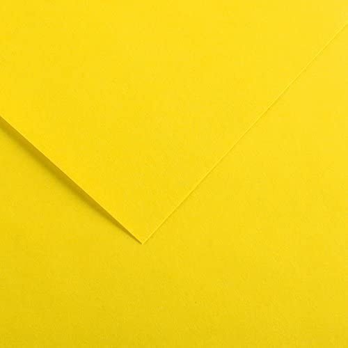 [200040249] HOJA CANSON 200040249 50X65 (125) GUARRO CART IRIS 185G AMARILLO CANARIO