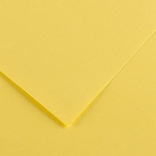 [200040248] HOJA CANSON 200040248 50X65 (125) GUARRO CART IRIS 185G AMARILLO LIMÓN