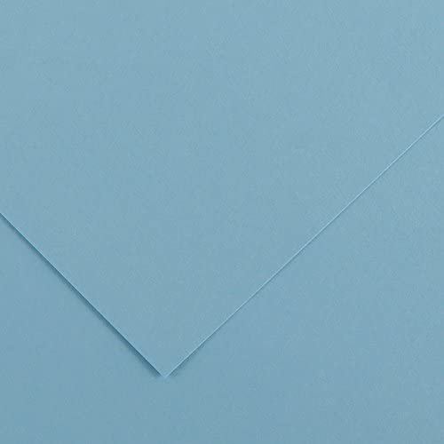 [200040260] HOJA CANSON 200040260 50X65 (125) GUARRO CART IRIS 185G AZUL CIELO