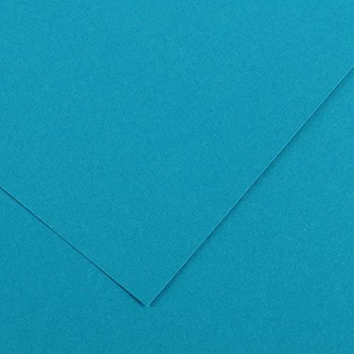 [200040264] HOJA CANSON 200040264 50X65 (125) GUARRO CART IRIS 185G AZUL TURQUESA