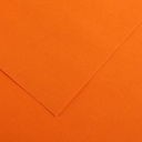 HOJA CANSON 200040252 50X65 (125) GUARRO CART IRIS 185G NARANJA