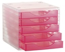 MODULO  ARCHIVO 2000 949901  5 CAJ TRANS FUCSIA 4005
