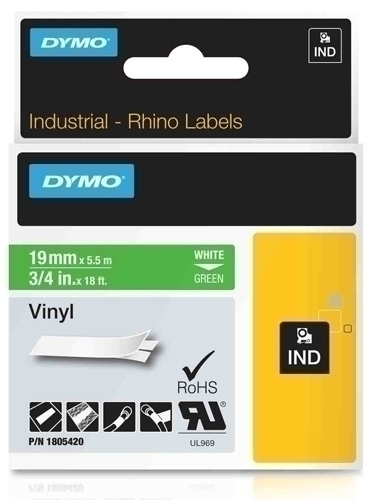 [18484] CINTA  RHINOPRO DYMO 748230  19MMX5M BL  S0718220