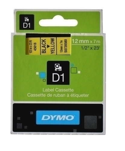 [S0720580] CINTA   DYMO 764354 D1 12MMX7M NG/AM 45018