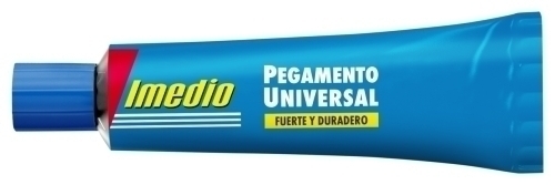 [63732] PEGAMENTO UNIVERSAL IMEDIO BANDA AZUL 35 ml