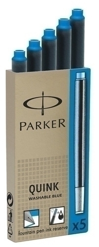 [1950383] RECAMBIO  BOLIGRAFO PARKER 723477 CAJA 5 CARTUCHOS AZ REAL S0116210