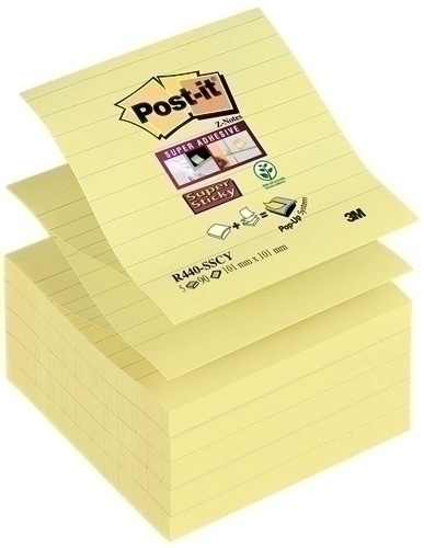 [R440-SSCY-EU] BLOC  NOTES POST-IT 948266   Z-NOTES 101X101 YELL RAY R440-SSCY-EU