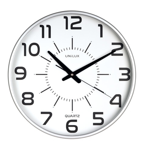[400094488] RELOJ PARED UNILUX 919624  MAXI  GRIS 400094488