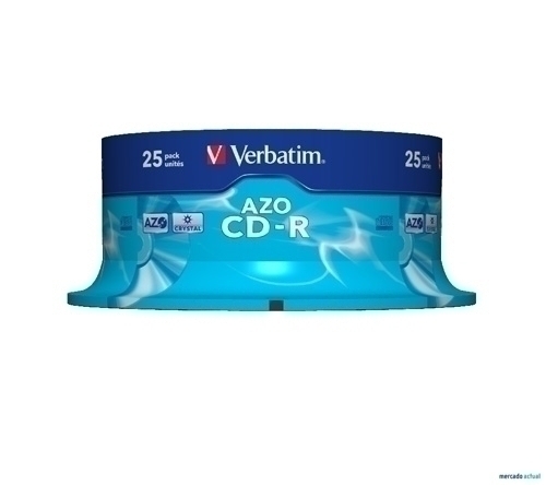 [43352] CD-R   VERBATIM 415111 AZO CRYST 52X 700MB BOB25