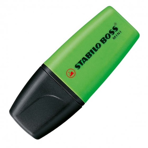 [07/33] FLUORESCENTE STABILO 07/33  BOSS MINI VERDE